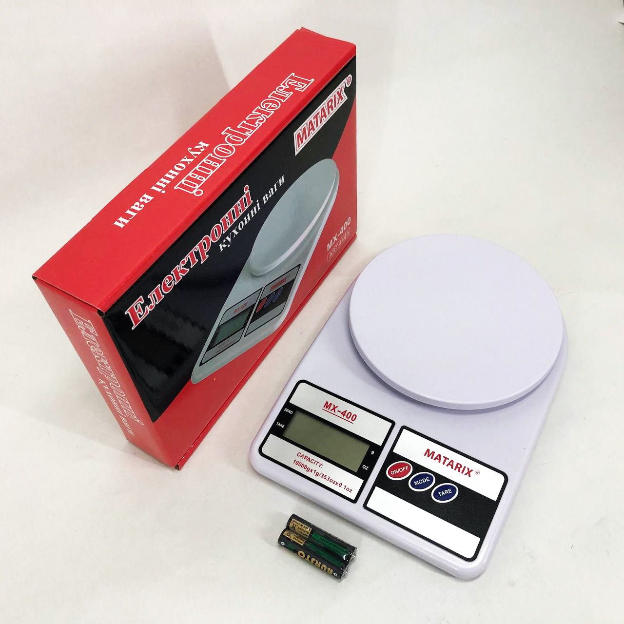 Весы кухонные MATARIX MX-400 10кг