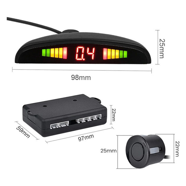 Парковочная система на 4 датчика парковки парктроник Assistant Parking Sensor
