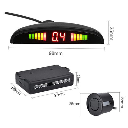 Парковочная система на 4 датчика парковки парктроник Assistant Parking Sensor