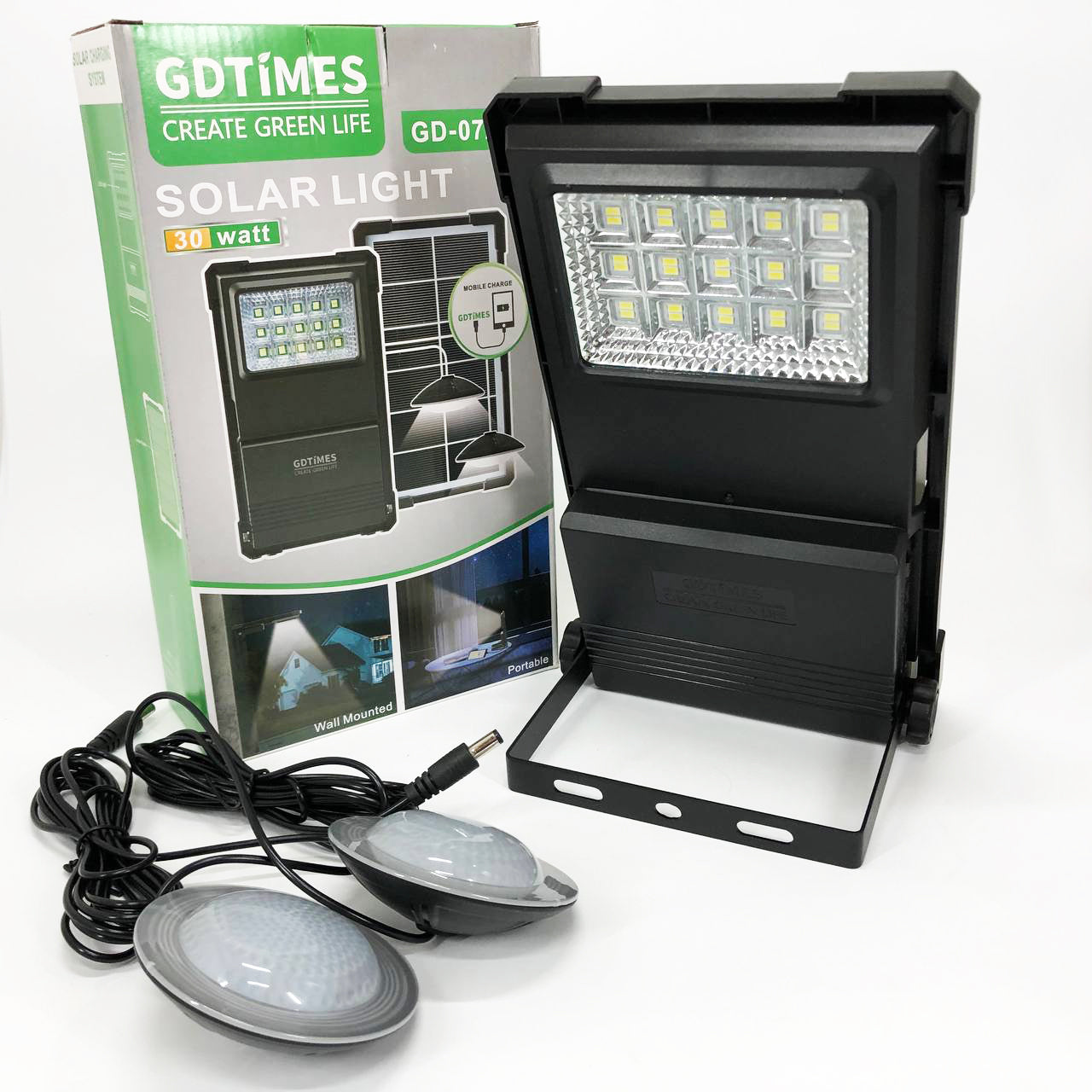 Солнечная станция портативная GDLITE GD-07А с солнечной панелью и функцией Power Bank