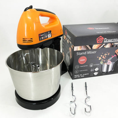 Стационарный миксер для кухни на 7 скоростей Domotec R6637O 250 W Кухонный электрический миксер с чашей