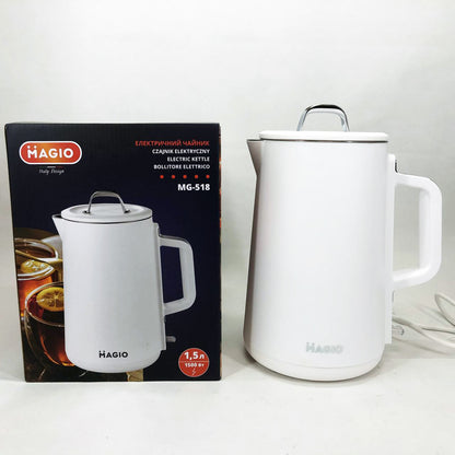 Электрочайник-термос MAGIO MG-518, 1,5л, 1500Вт