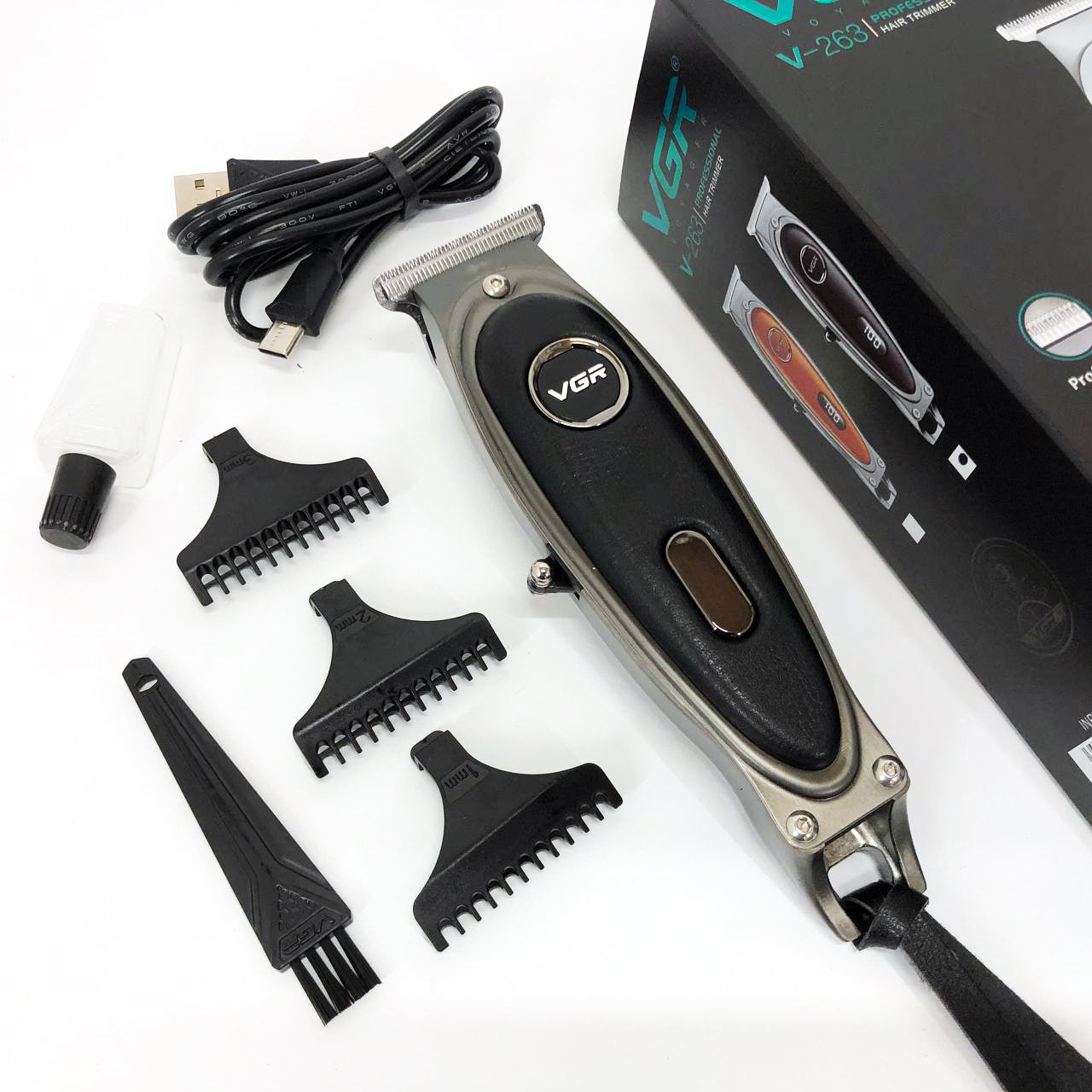 Триммер VGR V-263 BLACK. Цвет: черный