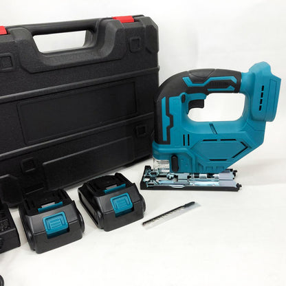 Аккумуляторный бесщеточный лобзик 24V с 2 АКБ в пластиковом кейсе с регулировкой скорости и угла наклона