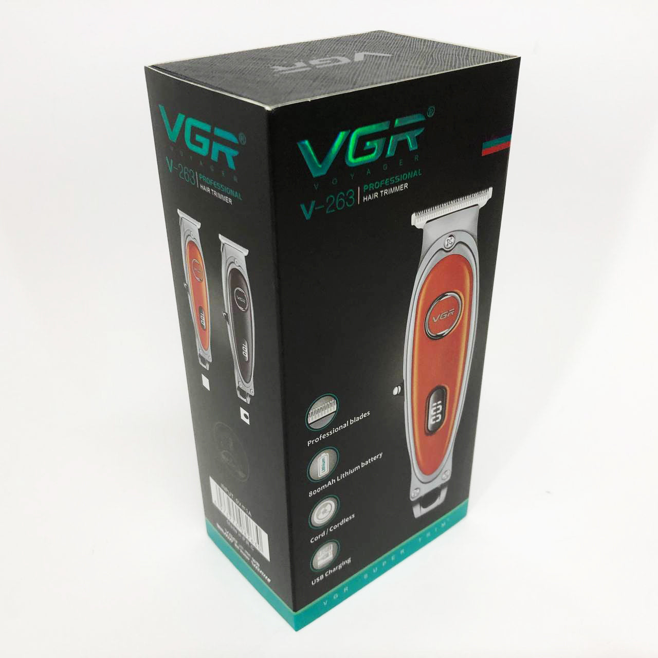 Триммер VGR V-263 BLACK. Цвет: черный