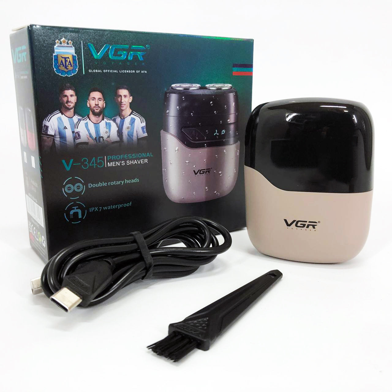 Электробритва VGR V-345. Цвет: серый