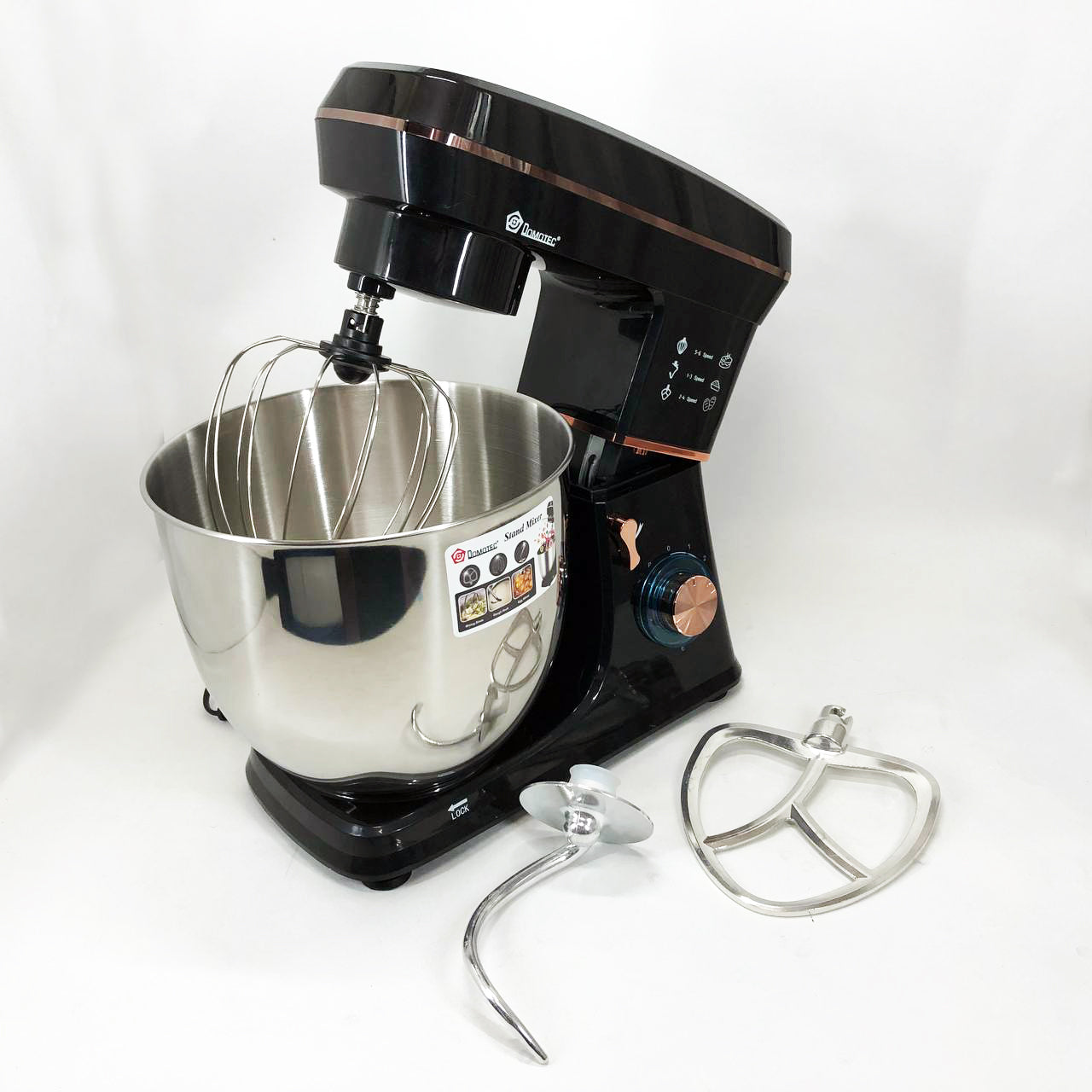 Настольный миксер-тестомес планетарный Domotec R 6673 12 л, Планетарный комбайн Стационарный для дома