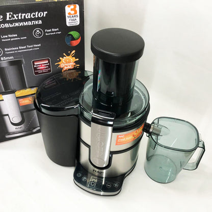 Электрическая соковыжималка RAF R.2700 для цитрусовых, фруктов и овощей с емкостью для сока 1.1 л 800 Вт