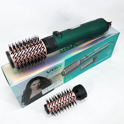 Фен щетка для волос 2 в 1 VGR V-498, стайлер браш, Фен для красивой укладки волос, Фен для ломких волос
