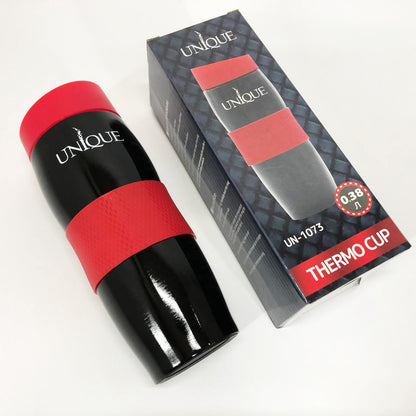 Термокружка UNIQUE UN-1073 0.38 л Термокружка для школьников, Качественный семейный термос. Цвет: красный