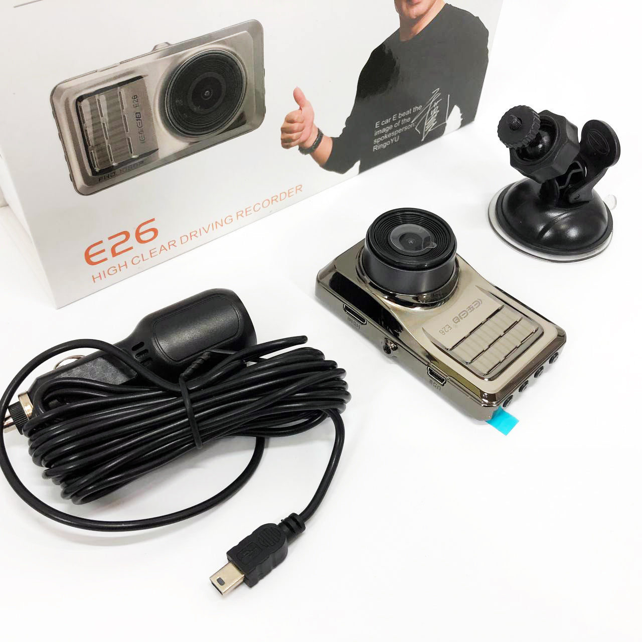 Автомобильный видеорегистратор DVR E26 1080p, Устройство для автомобиля с видеорегистратором