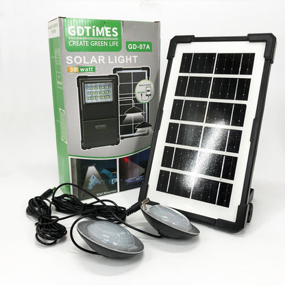 Солнечная станция портативная GDLITE GD-07А с солнечной панелью и функцией Power Bank