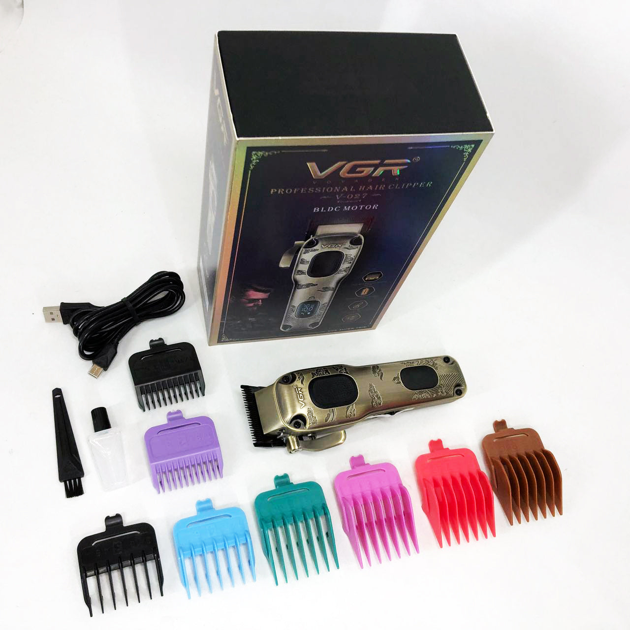 Аккумуляторная машинка для стрижки VGR V-027