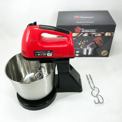 Миксер ручной с чашей Domotec R6637R 2 литра 250 W, Миксер стационарный с чашей из нержавейки