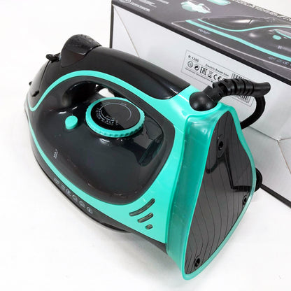 Утюг паровой RAF R.1250 с керамической подошвой и функцией самоочистки 2200 Вт. Цвет: синий