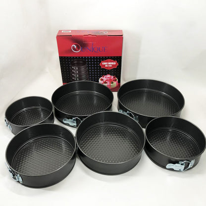 Формы для выпекания разъемные Unique UN-1701 набор форм 6шт для выпечки кондитерские