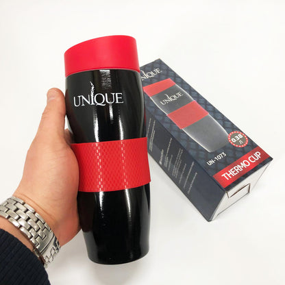 Термокружка UNIQUE UN-1073 0.38 л Термокружка для школьников, Качественный семейный термос. Цвет: красный