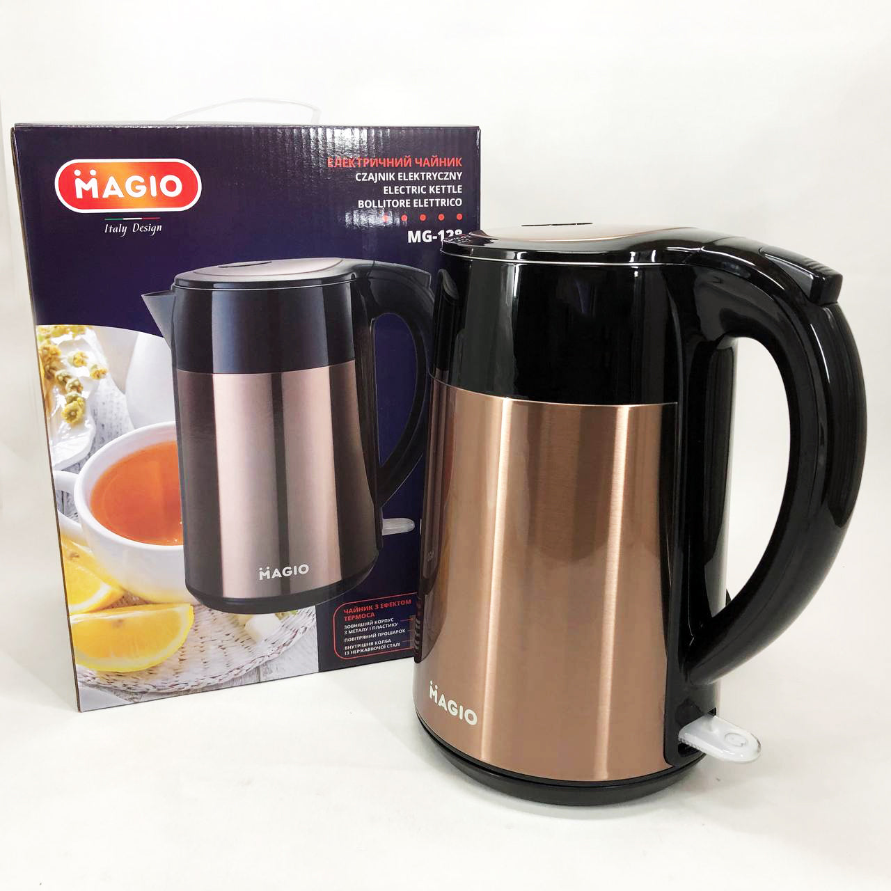 Электрочайник-Термос MAGIO MG-128 1.8 л 1850 Вт