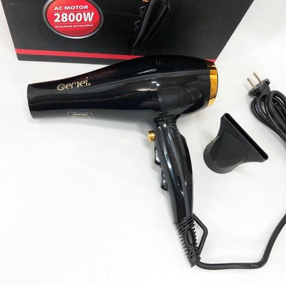 Фен Gemei GM-1765 Профессиональный фен для волос две скорости и три режима для сушки и укладки волос