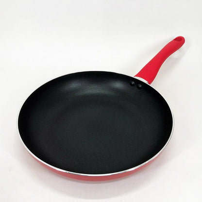 Сковорода с антипригарным покрытием "XYLAN" Con Brio CB-2614 26 см, сковорода для жарки. Цвет: красный