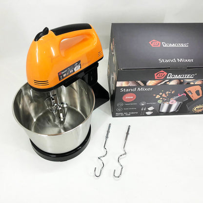 Стационарный миксер для кухни на 7 скоростей Domotec R6637O 250 W Кухонный электрический миксер с чашей