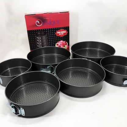 Формы для выпекания разъемные Unique UN-1701 набор форм 6шт для выпечки кондитерские