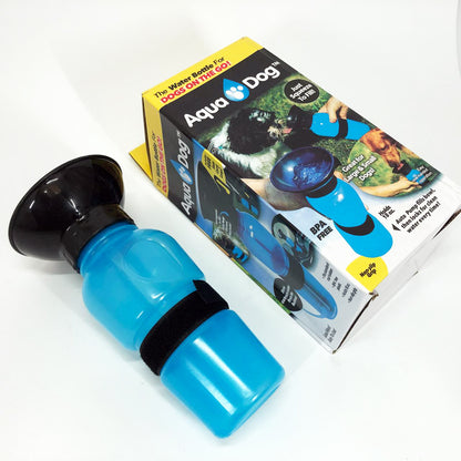 Поилка для собак дорожная переносная Aqua Dog 537 мл портативная бутылка для крупных и мелких собак FS-97