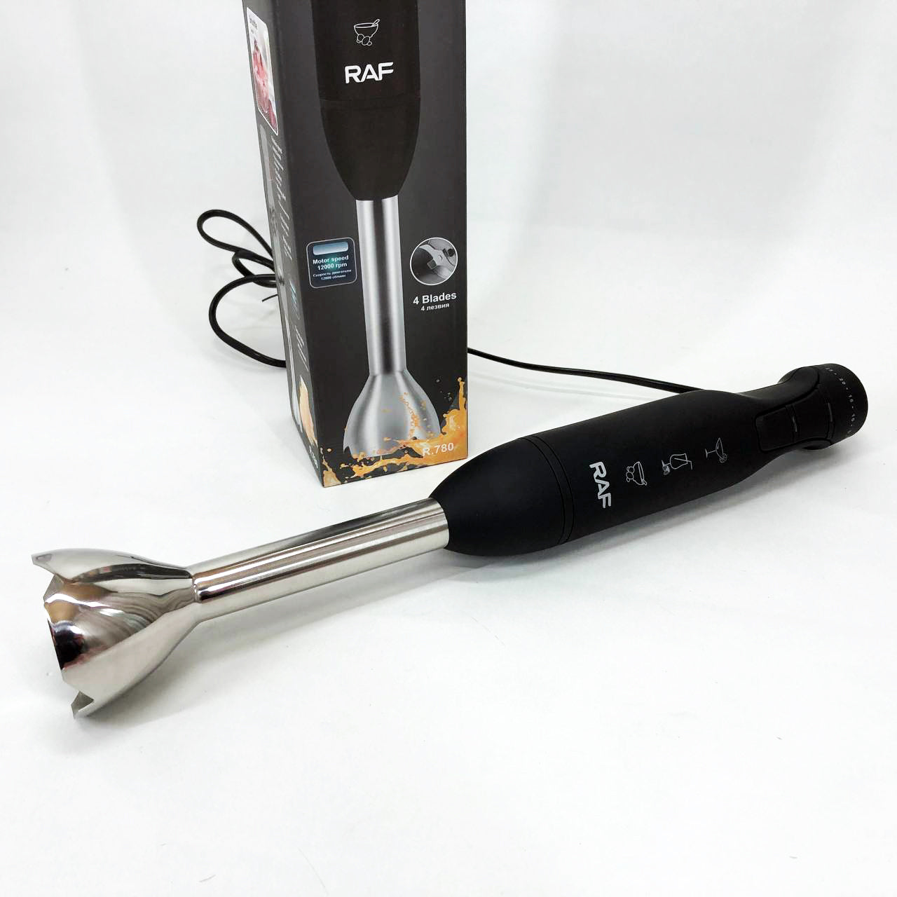 Погружной ручной блендер RAF R.780 1500 Вт