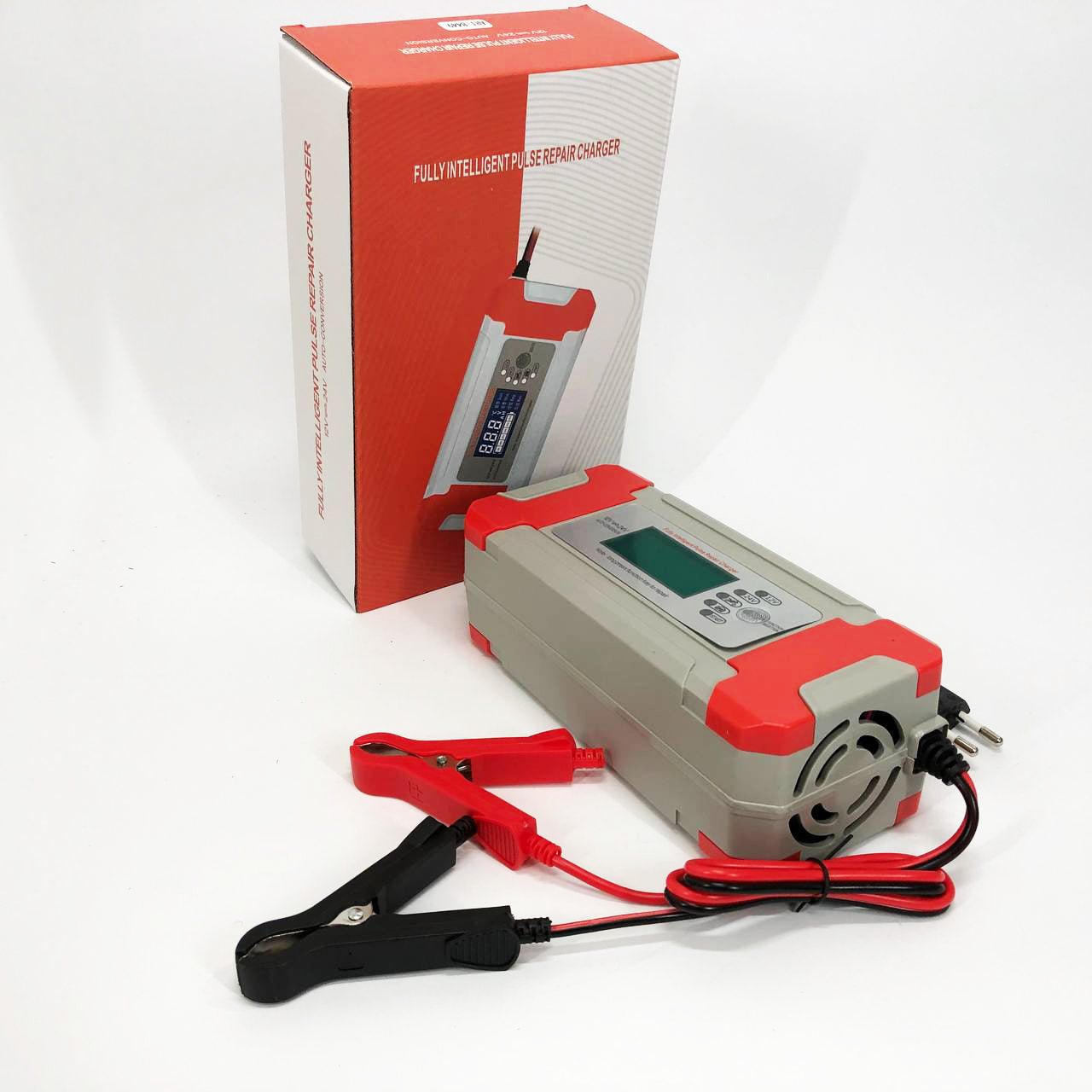 Импульсное зарядное устройство (12V 8A / 24V 4A) для легковых и грузовых авто