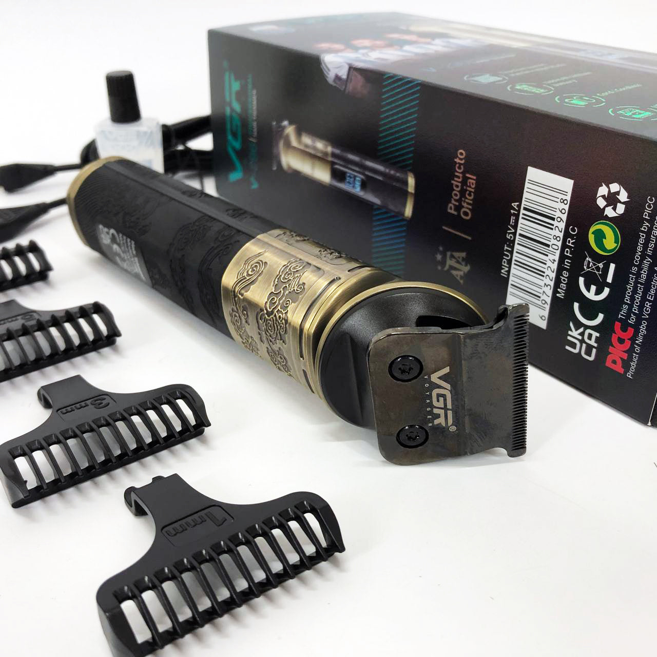 Триммер VGR V-296, Многофункциональная машинка для стрижки бороды, Профессиональный триммер для бритья