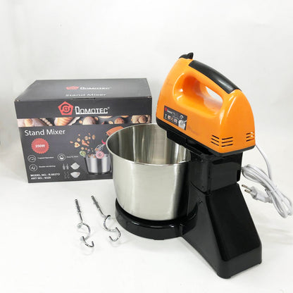 Стационарный миксер для кухни на 7 скоростей Domotec R6637O 250 W Кухонный электрический миксер с чашей