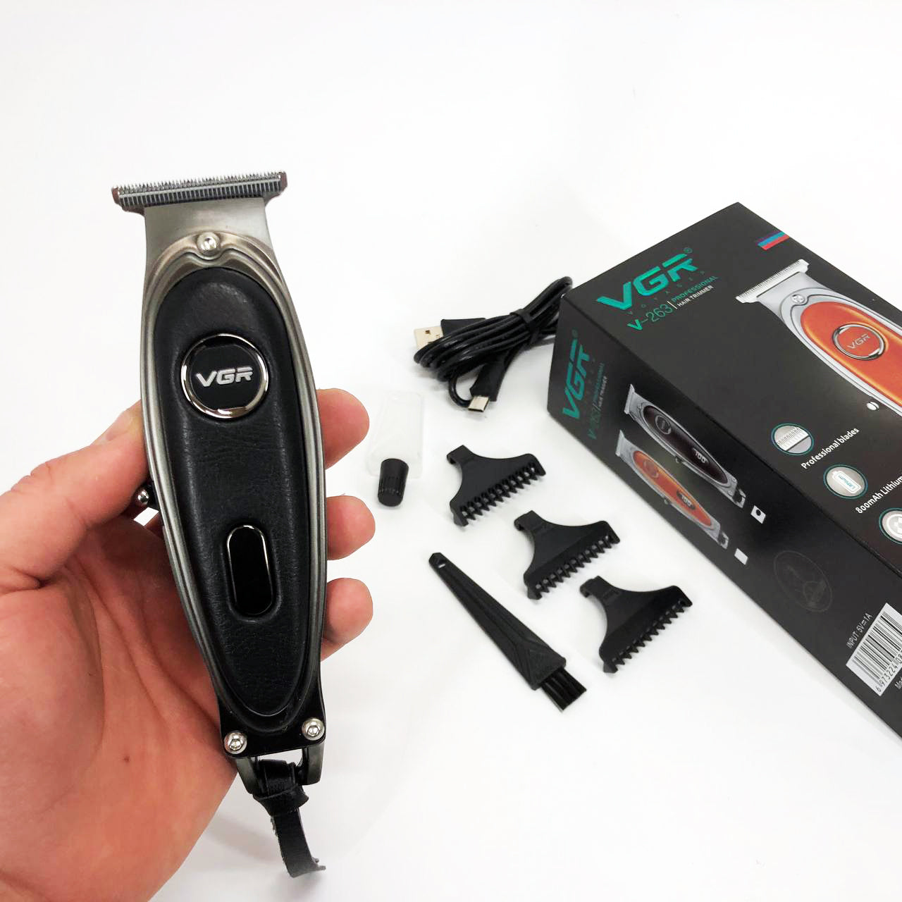 Триммер VGR V-263 BLACK. Цвет: черный