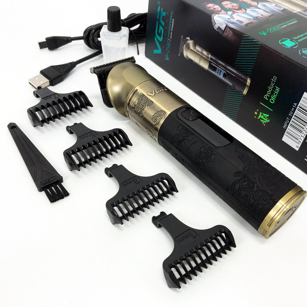 Триммер VGR V-296, Многофункциональная машинка для стрижки бороды, Профессиональный триммер для бритья