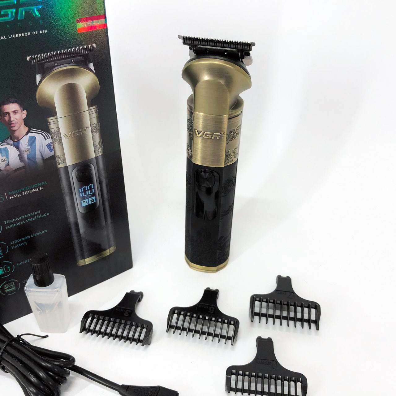 Триммер VGR V-296, Многофункциональная машинка для стрижки бороды, Профессиональный триммер для бритья
