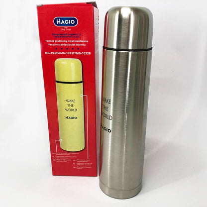Термос из нержавеющей стали 1 л MAGIO MG-1033S, Термокружка для детей, Термос для питьевой вод