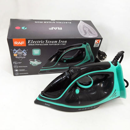 Утюг паровой RAF R.1250 с керамической подошвой и функцией самоочистки 2200 Вт. Цвет: синий