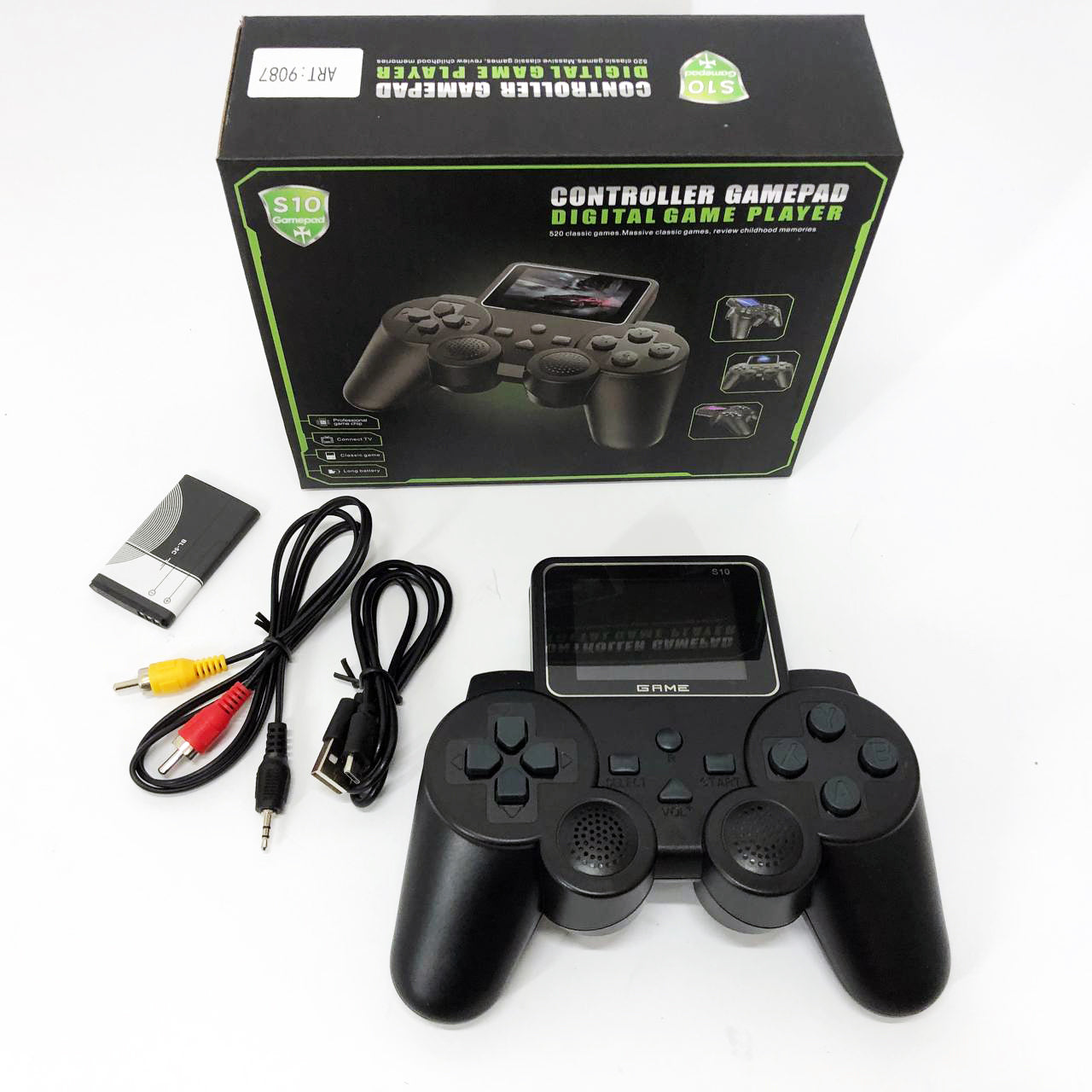 Игровая консоль-джойстик S10 с 2.4 дюймовым LCD экраном, Игровая приставка game, Детская приставка тетрис