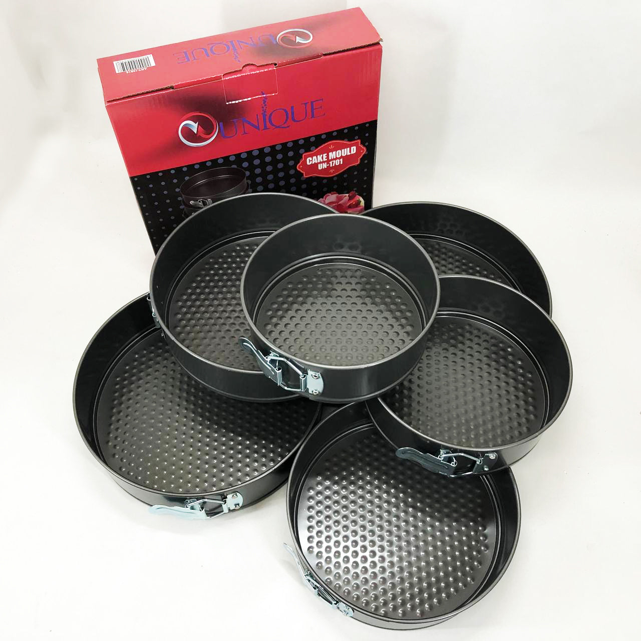 Формы для выпекания разъемные Unique UN-1701 набор форм 6шт для выпечки кондитерские