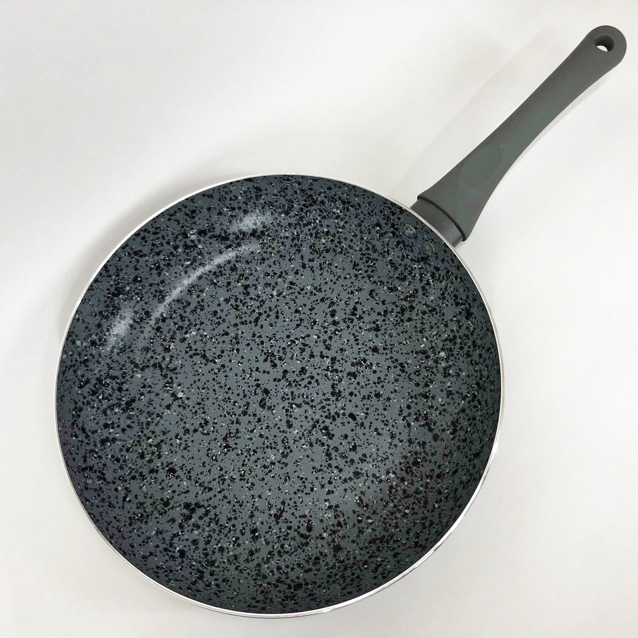 Сковорода Well Done WD-1028B с покрытием LightStone 28 см, сковорода с индукционным дном, для жарки