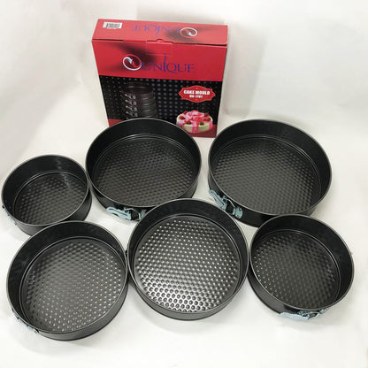 Формы для выпекания разъемные Unique UN-1701 набор форм 6шт для выпечки кондитерские