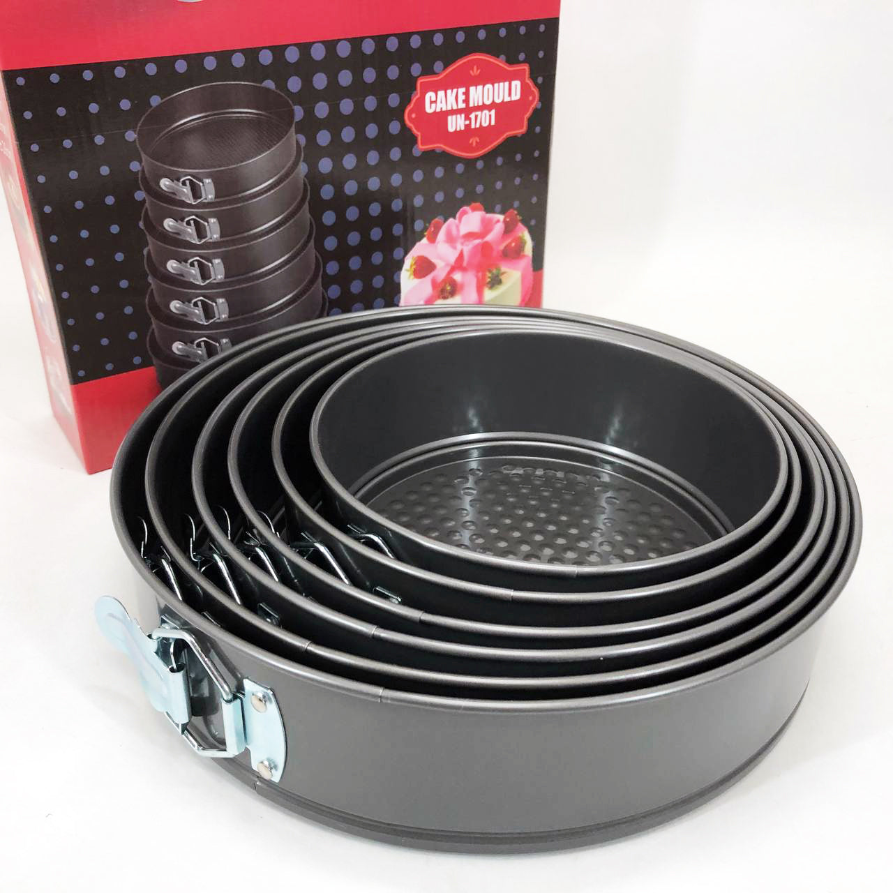 Формы для выпекания разъемные Unique UN-1701 набор форм 6шт для выпечки кондитерские