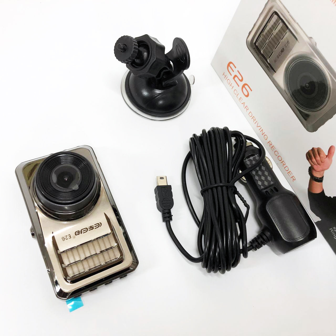 Автомобильный видеорегистратор DVR E26 1080p, Устройство для автомобиля с видеорегистратором