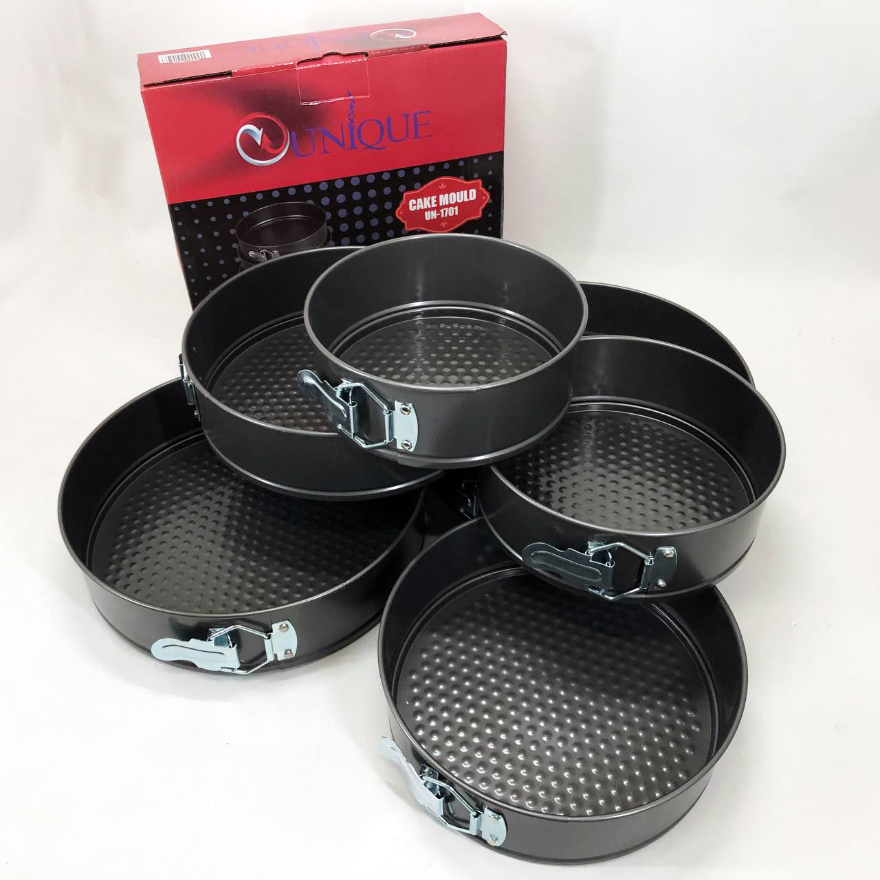 Формы для выпекания разъемные Unique UN-1701 набор форм 6шт для выпечки кондитерские