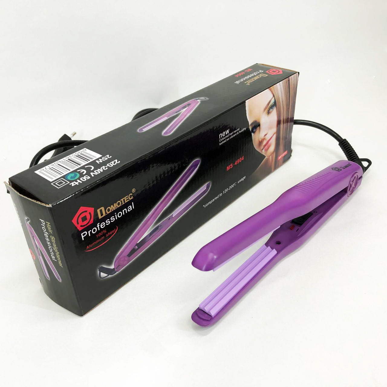 Прикорневая плойка гофре Domotec MS-4904 30 W керамический утюжок для волос