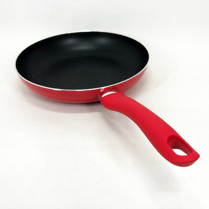 Сковорода с антипригарным покрытием "XYLAN" Con Brio CB-2614 26 см, сковорода для жарки. Цвет: красный