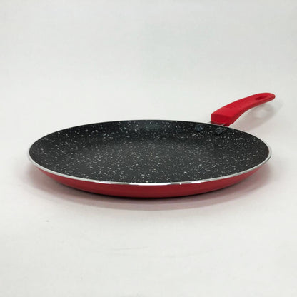 Сковорода блинная 24 см с антипригарным покрытием Con Brio CB-2424 для всех видов плит. Цвет: красный