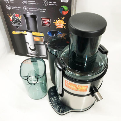 Электрическая соковыжималка RAF R.2700 для цитрусовых, фруктов и овощей с емкостью для сока 1.1 л 800 Вт