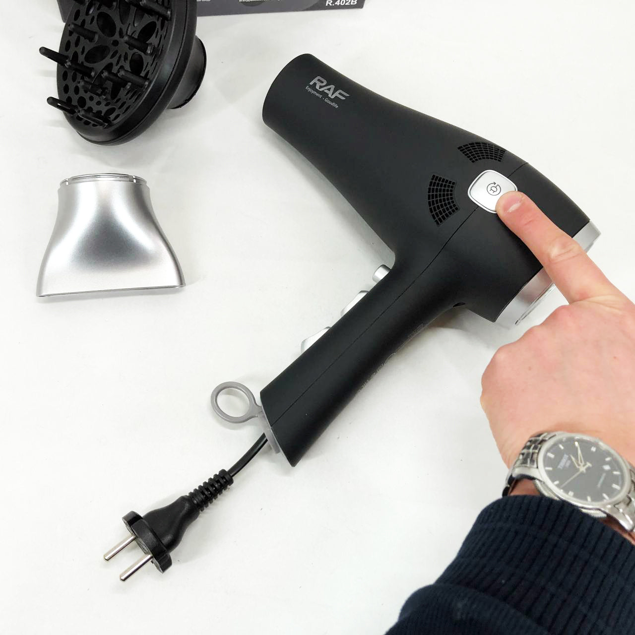 Фен для волос RAF R.402B 2400 Вт