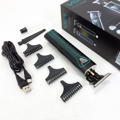 Профессиональная аккумуляторная машинка для стрижки волос VGR V-009 триммер для бороды и усов