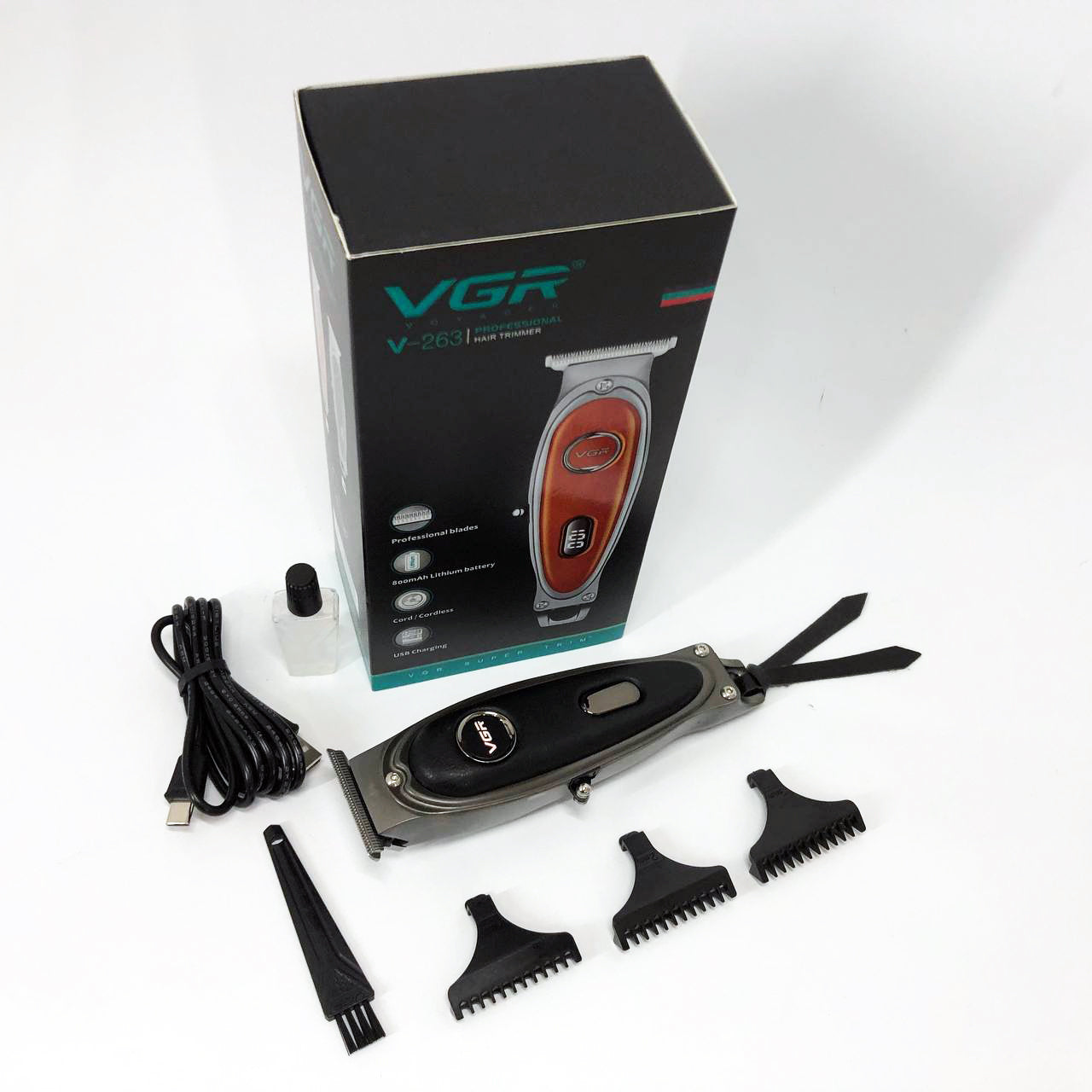 Триммер VGR V-263 BLACK. Цвет: черный